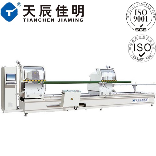 工業(yè)鋁型材加工設(shè)備任意角數(shù)控雙頭精密切割鋸LJB2B-CNC-500X5000 6000 鋁合金門窗設(shè)備廠家選擇